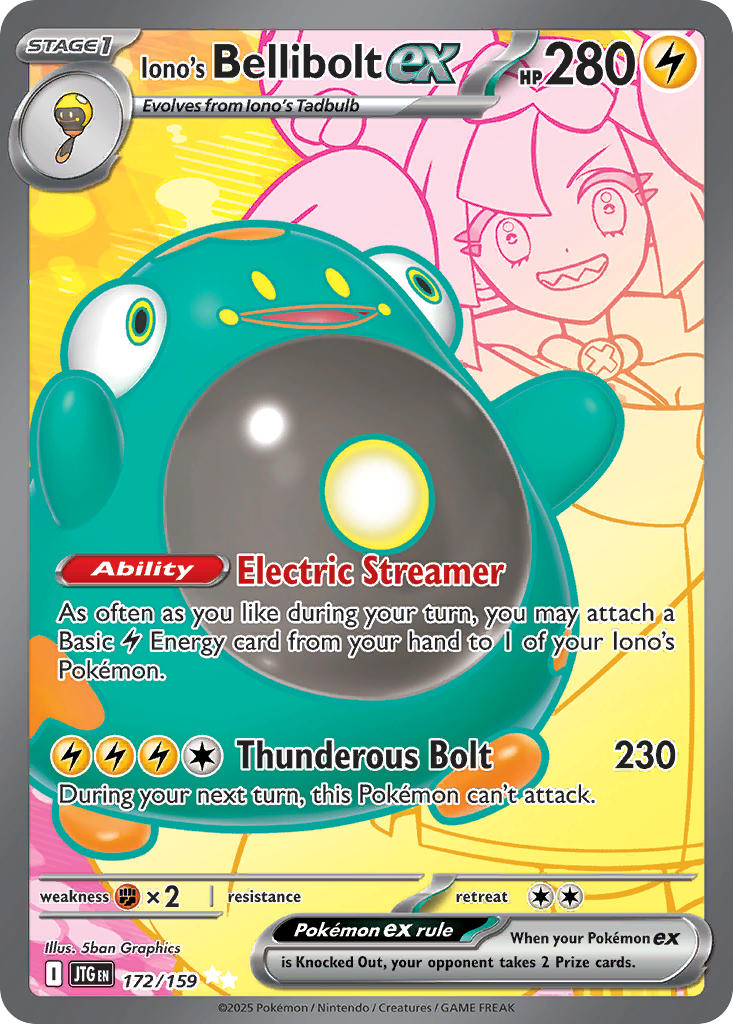 172/159  Iono's Bellibolt ex - 172/159