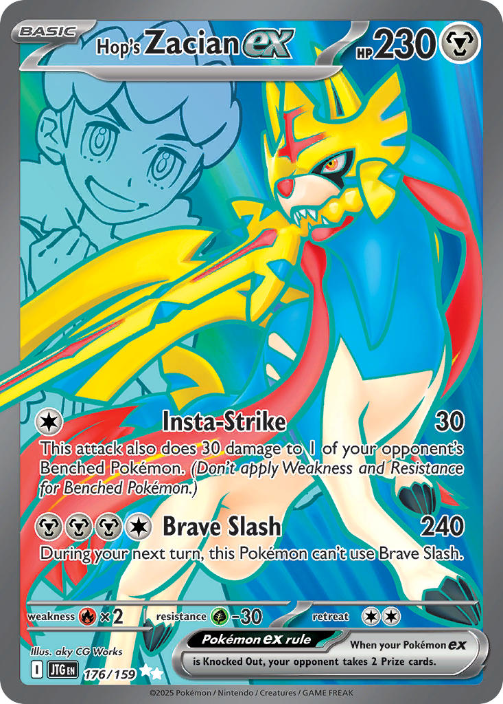 176/159  Hop's Zacian ex - 176/159
