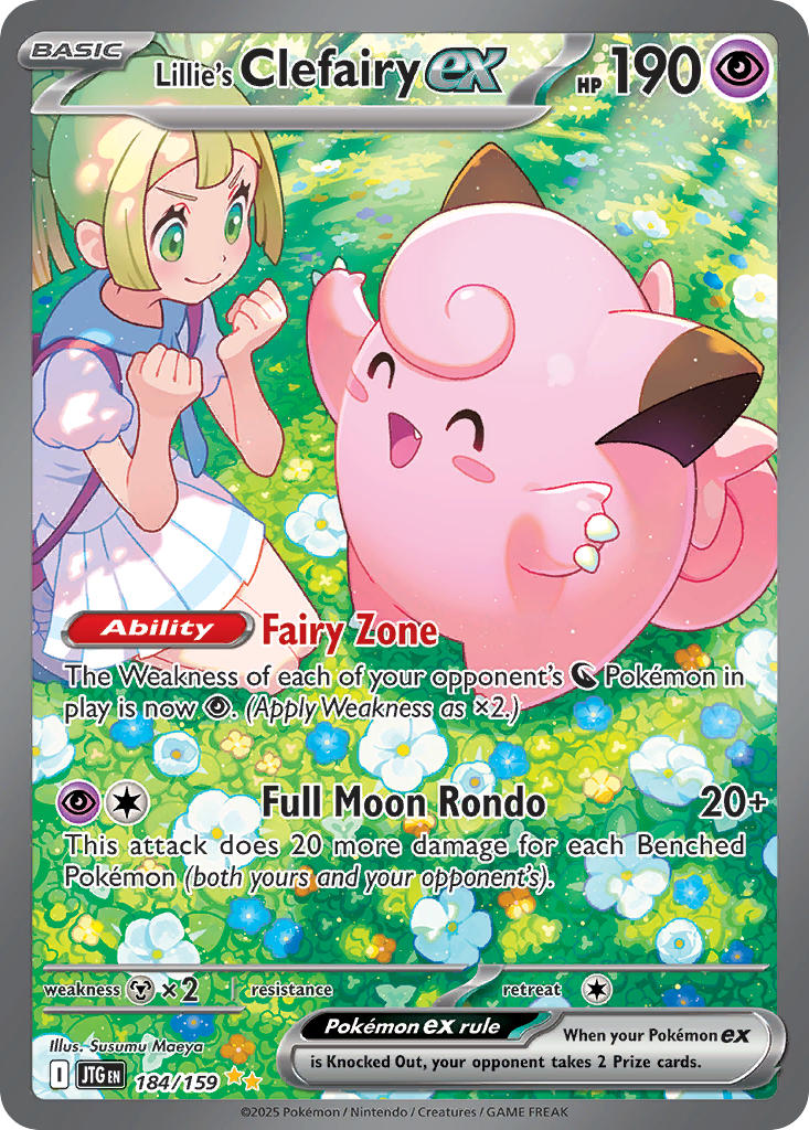 184/159  Lillie's Clefairy ex - 184/159