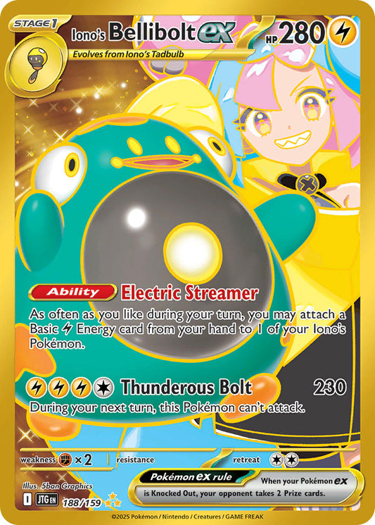 188/159  Iono's Bellibolt ex - 188/159