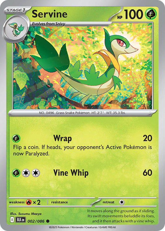 002/086  Servine (Master Ball Pattern)
