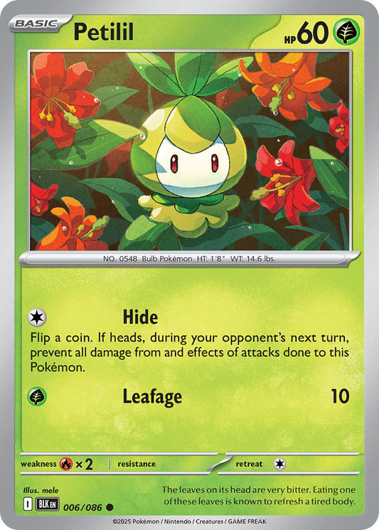 006/086  Petilil (Master Ball Pattern)