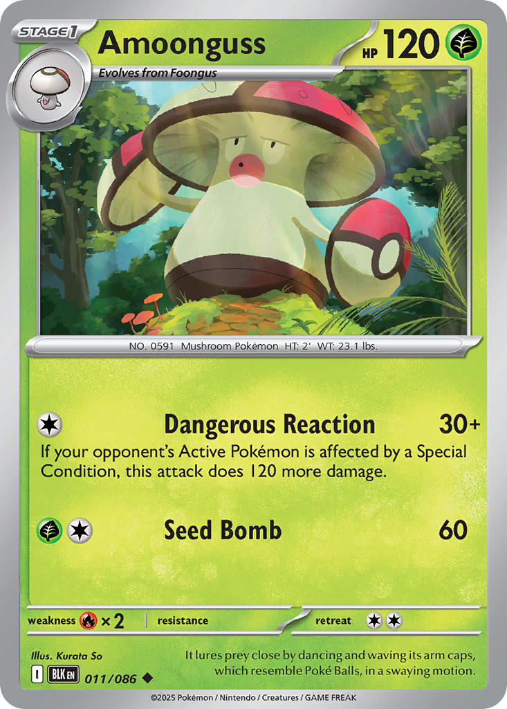 011/086  Amoonguss (Poke Ball Pattern)