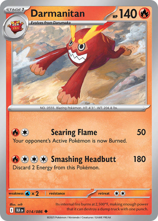 014/086  Darmanitan (Poke Ball Pattern)