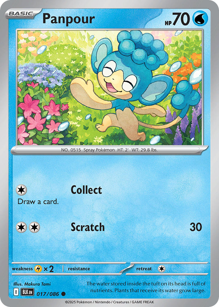 017/086  Panpour (Poke Ball Pattern)
