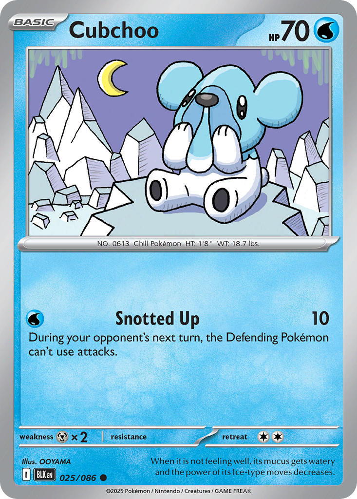 025/086  Cubchoo (Poke Ball Pattern)