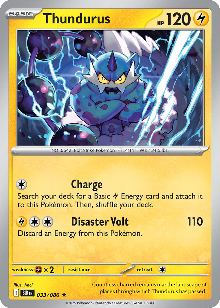 033/086  Thundurus (Poke Ball Pattern)