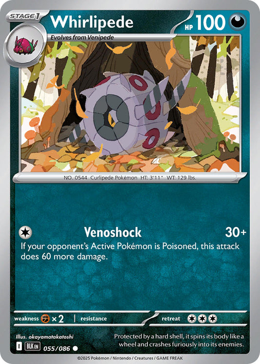 055/086  Whirlipede (Poke Ball Pattern)