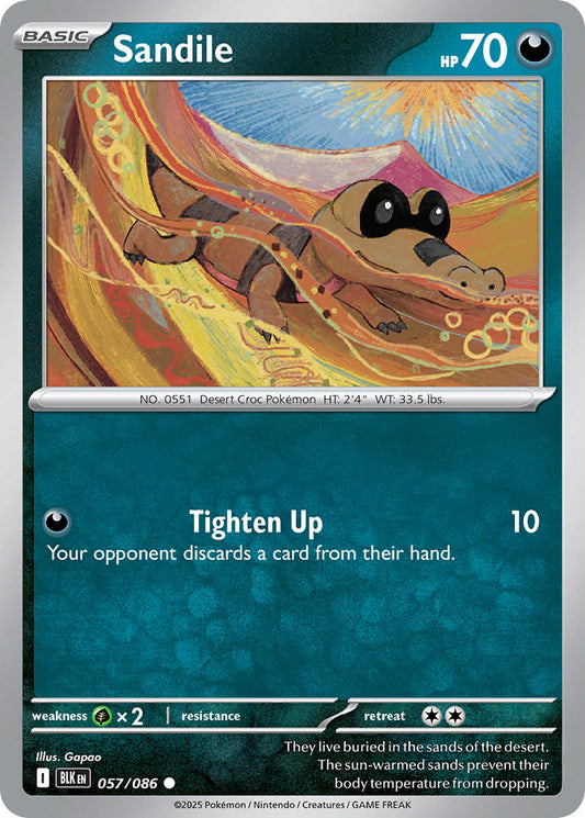 057/086  Sandile (Master Ball Pattern)