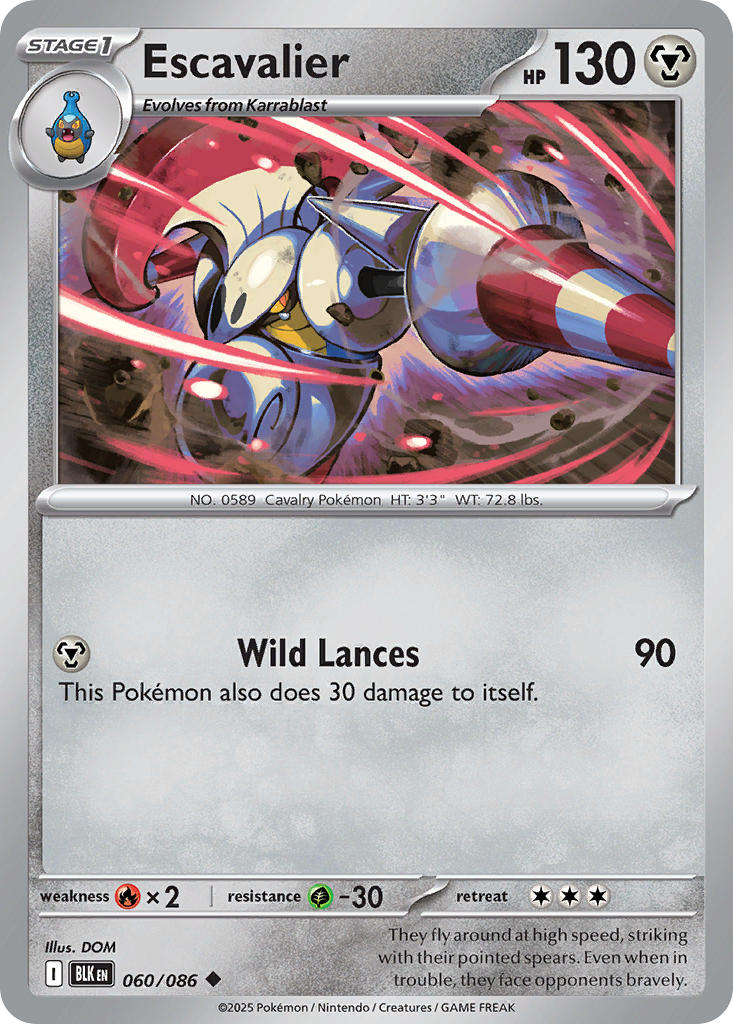 060/086  Escavalier (Poke Ball Pattern)