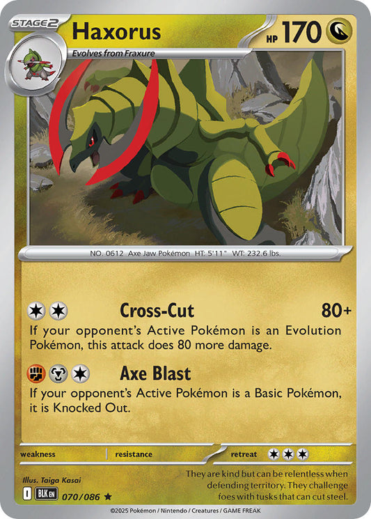 070/086  Haxorus