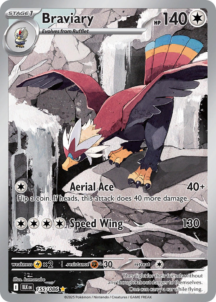 155/086  Braviary - 155/086